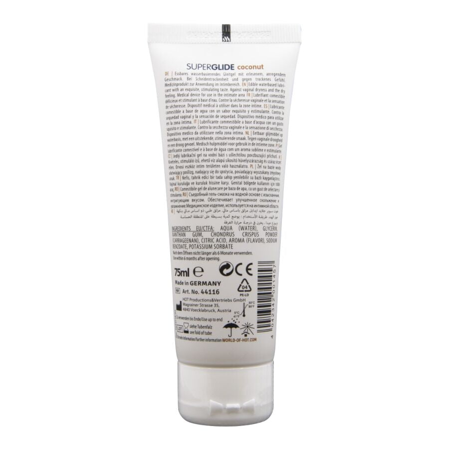 Hot Superglide Lubrificante al Cocco Commestibile 75ml - immagine 2