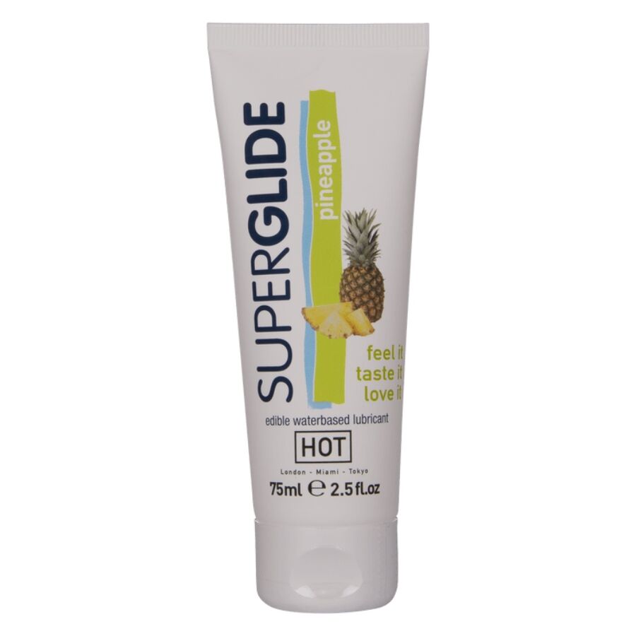 Hot Superglide Lubrificante Ananas 75ml Base Acqua Body-Safe