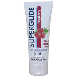 Hot Superglide Lubrificante Commestibile Lampone 75ml Body-Safe
