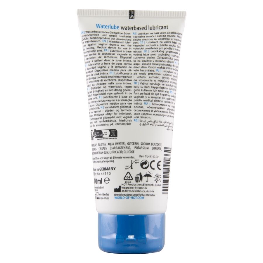 Hot Lubrificante ad Acqua di Sorgente 100ml Body-Safe - immagine 2