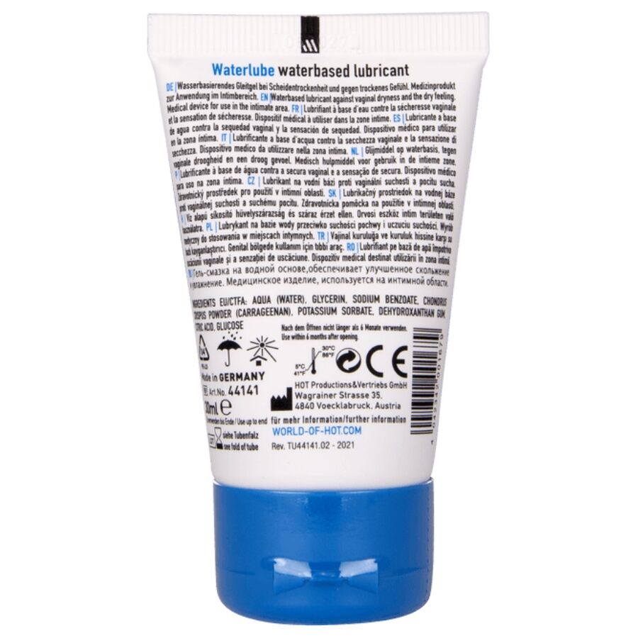 HOT Lubrificante Intimo Base Acqua di Sorgente 30ml Body-Safe - immagine 2