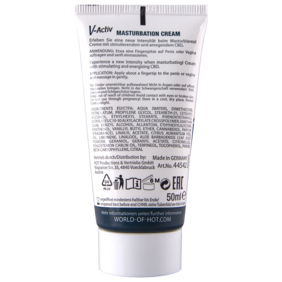 Hot Crema Intima con CBD Unisex 100ml Body-Safe | Syriox - immagine 3