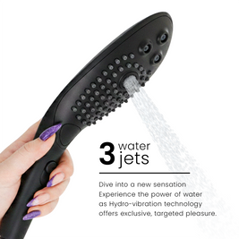 Womanizer Wave Soffione Doccia Stimolante in Nero Premium - immagine 5
