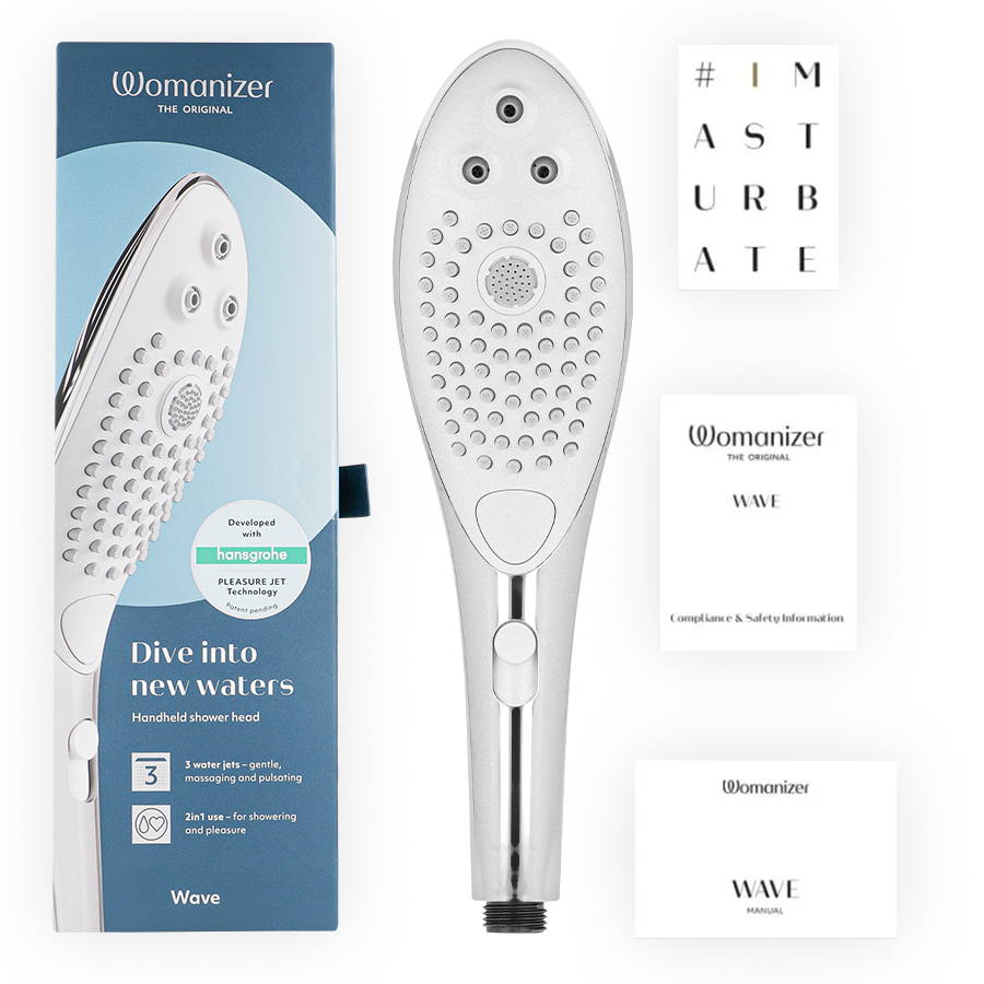 Womanizer Wave Cromato Soffione Doccia Stimolante Premium - immagine 6