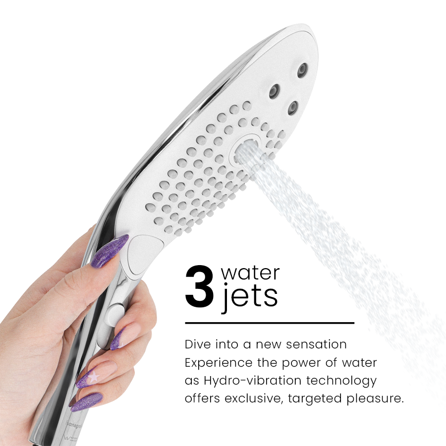 Womanizer Wave Cromato Soffione Doccia Stimolante Premium - immagine 5