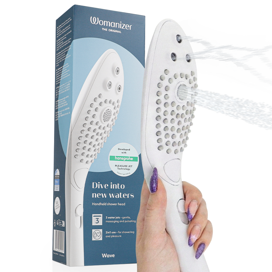 Womanizer Wave Soffione Doccia Stimolante Premium Bianco