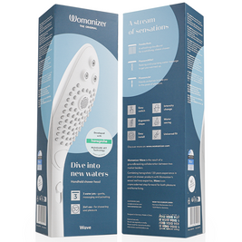 Womanizer Wave Soffione Doccia Stimolante Premium Bianco - immagine 7