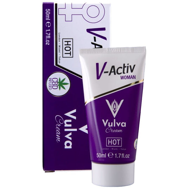 Hot Crema Vulva con CBD 50ml - Benessere Intimo Naturale