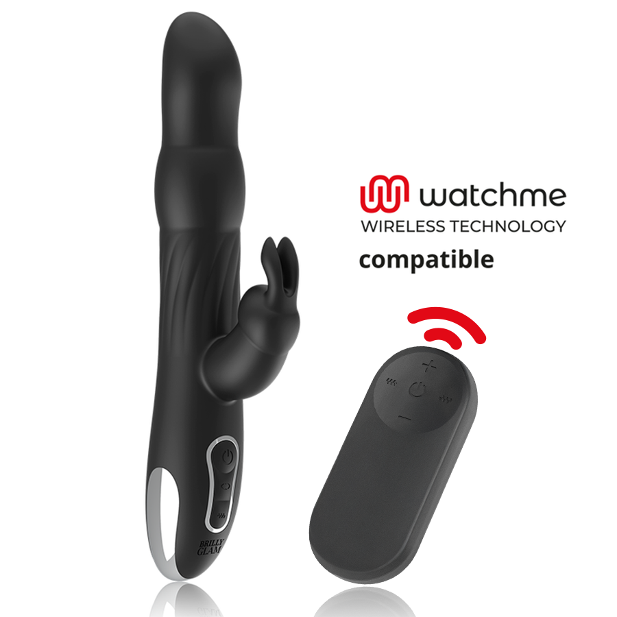 Brilly Glam Moebius Vibratore Rabbit Rotatore con Telecomando