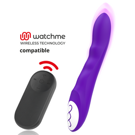Galatea Dante Vibratore con Telecomando Wireless Viola