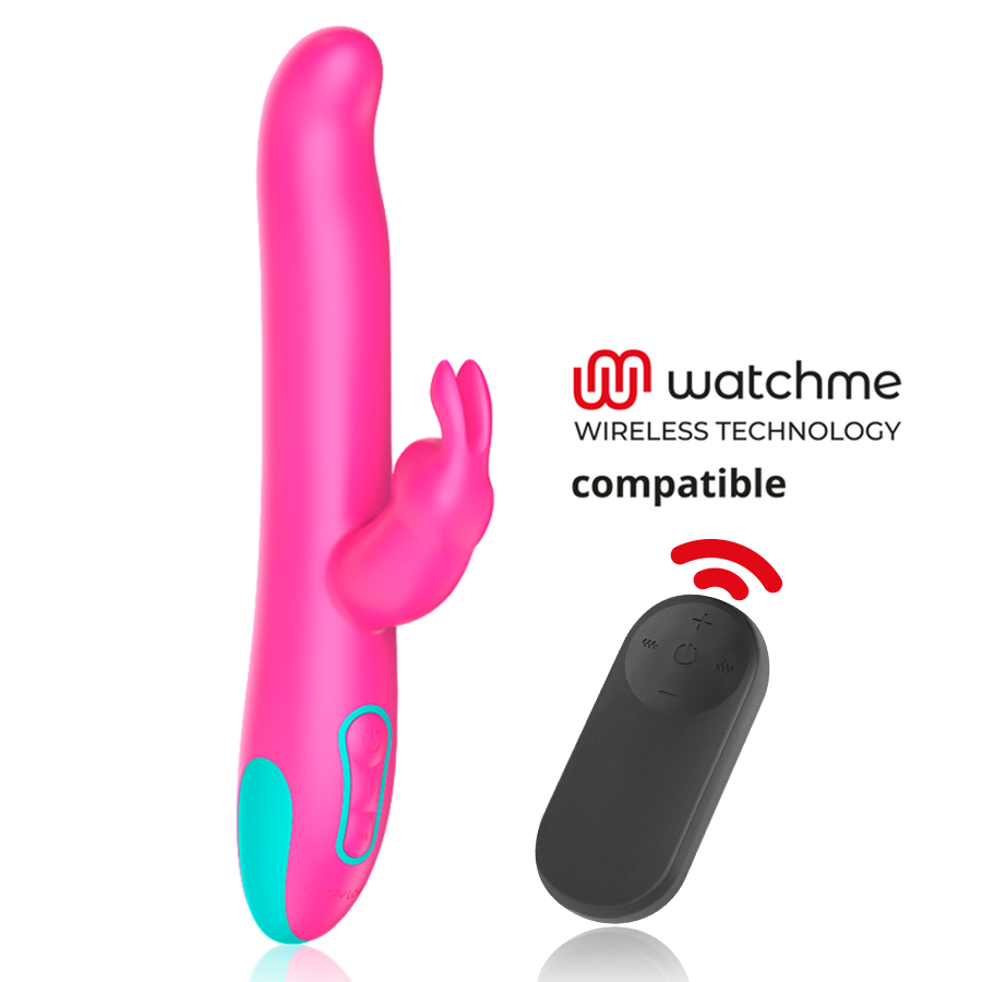 Happy Loky Pluto Vibratore Rabbit Rotatore con Telecomando