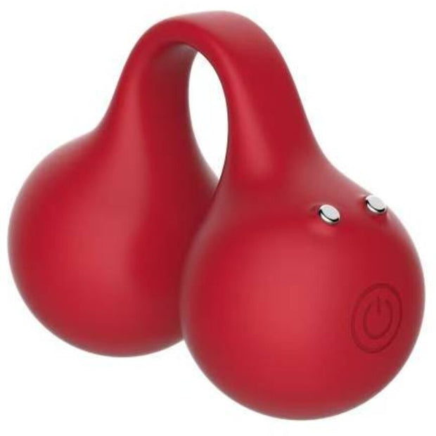 Snail Vibe Twinn Vibratore da Dita Cherry in Silicone Premium - immagine 2