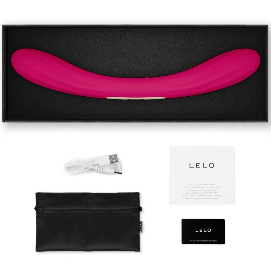 LELO Boomerang Vibratore Doppia Estremità Premium Cerise - immagine 3