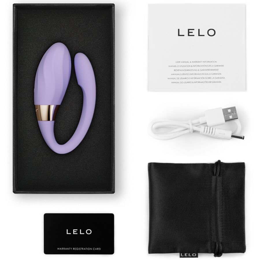 LELO Tiani Twist Vibratore per Coppie in Silicone Lavanda - immagine 2