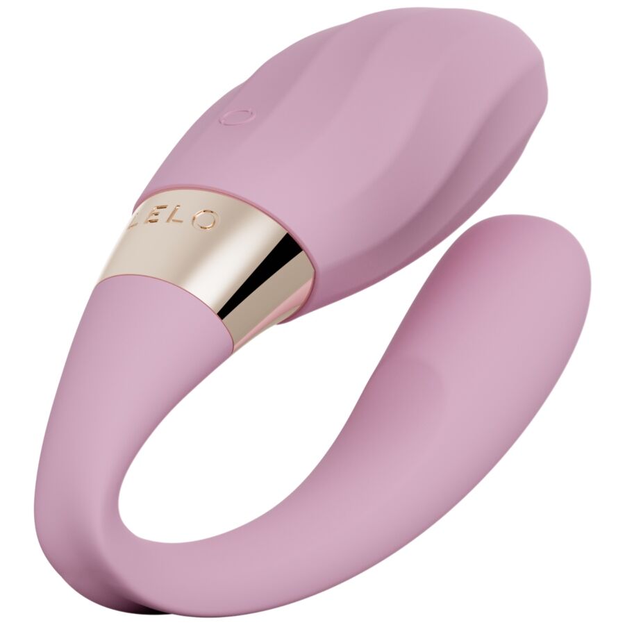 LELO Tiani Twist Vibratore per Coppie in Silicone Rosa Tenue