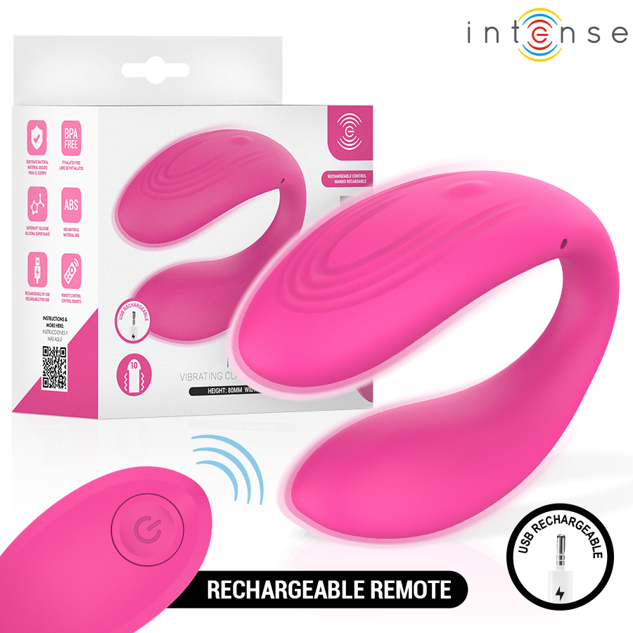 Control Intense Nora Stimolatore Vibrante a Morsetto Rosa Premium