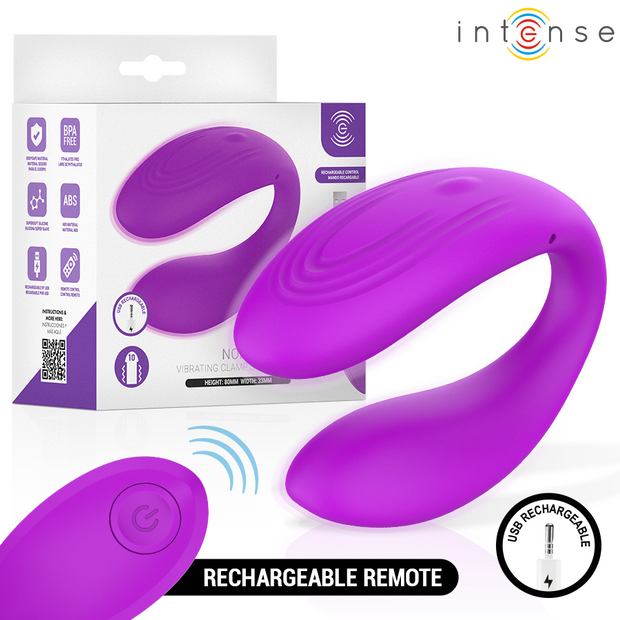 Control Intense Nora Stimolatore Vibrante a Morsetto Viola Premium