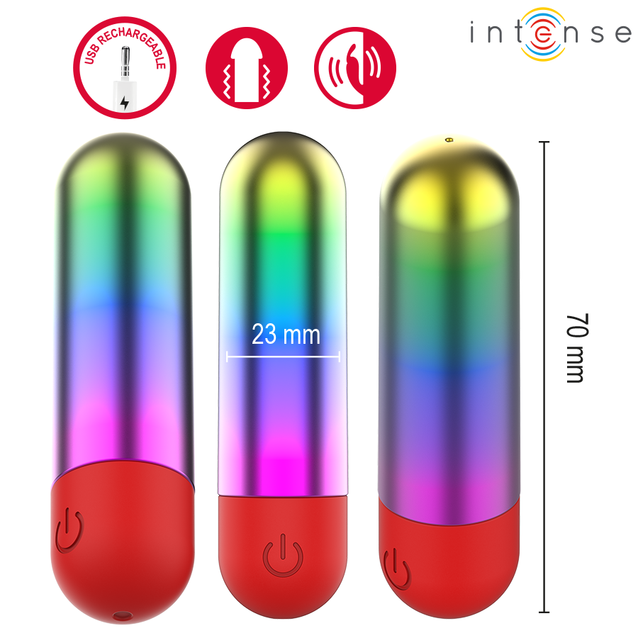 Fun Toys Intense Debbie Mini Vibratore Clitorideo Rainbow - immagine 4