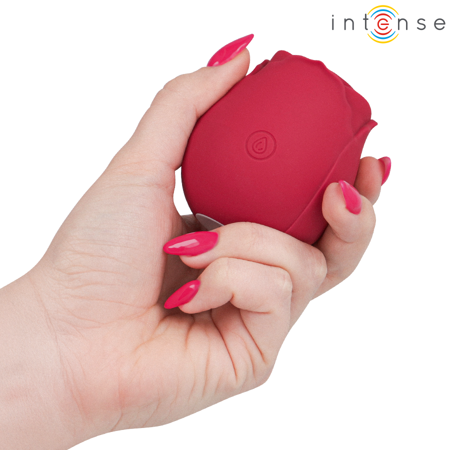 Intense Camellia Stimolatore Clitorideo a Onda Rose Bordeaux - immagine 4