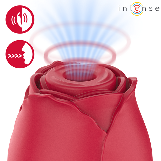 Intense Camellia Stimolatore Clitorideo a Onda Rose Bordeaux - immagine 2