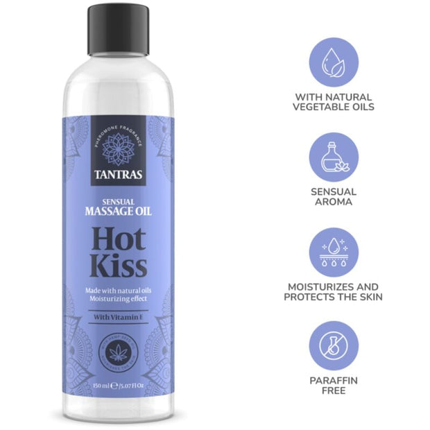 Intimateline Tantras Love Oil Bacio Caldo - Olio Massaggio 150ml - immagine 2