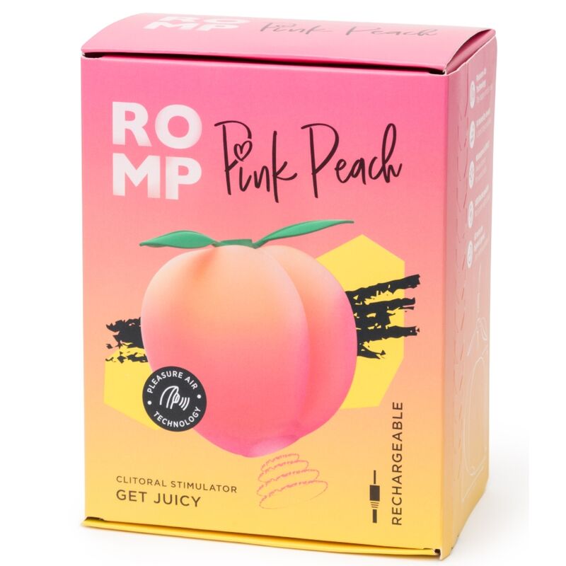 ROMP Stimolatore ad Aria Rosa Pesca Premium per Benessere Intimo - immagine 4
