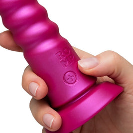 Romp Jiggle Vibratore Su e Giù con Ventosa Rosa Premium - immagine 4