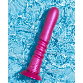 Romp Jiggle Vibratore Su e Giù con Ventosa Rosa Premium - immagine 9