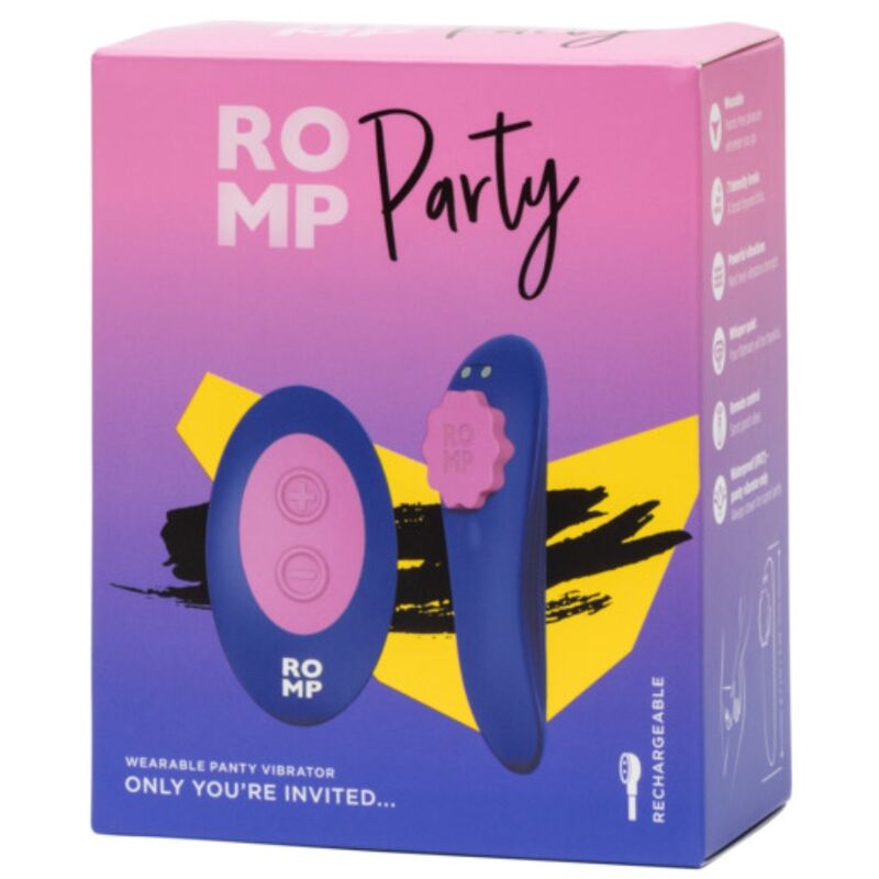 Romp Mutandine Vibranti con Telecomando - Silicone Body-Safe - immagine 9