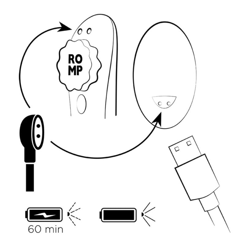 Romp Mutandine Vibranti con Telecomando - Silicone Body-Safe - immagine 12