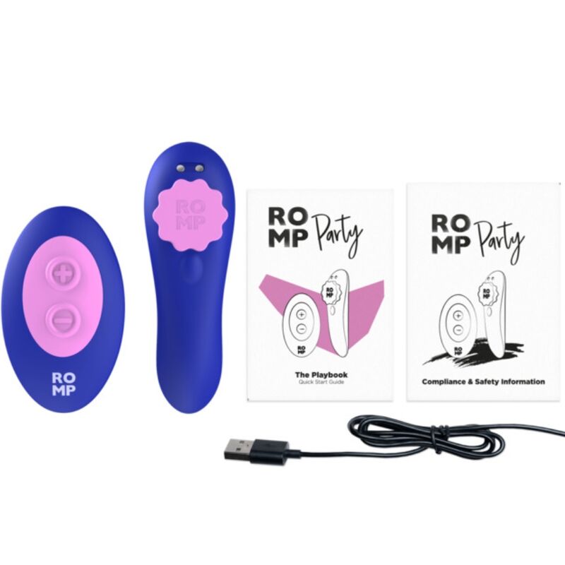 Romp Mutandine Vibranti con Telecomando - Silicone Body-Safe - immagine 10