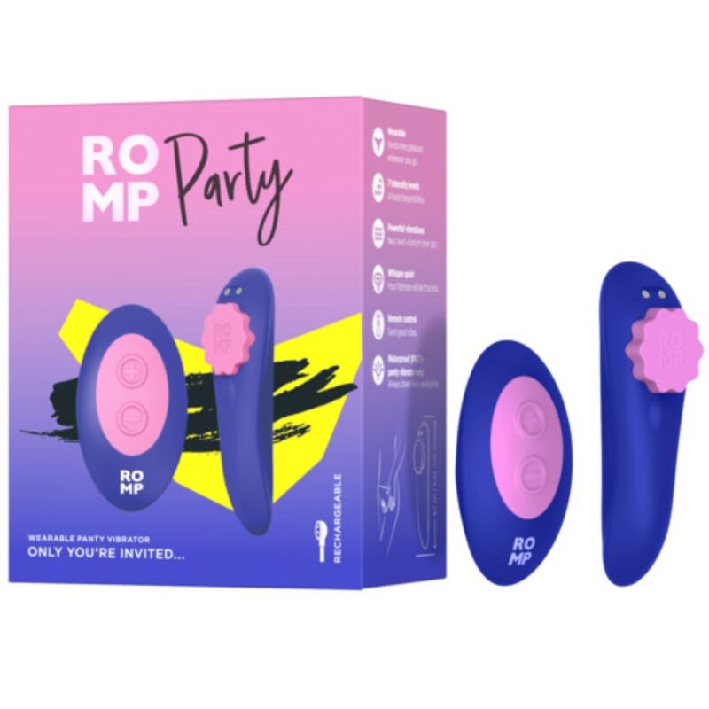 Romp Mutandine Vibranti con Telecomando - Silicone Body-Safe - immagine 8