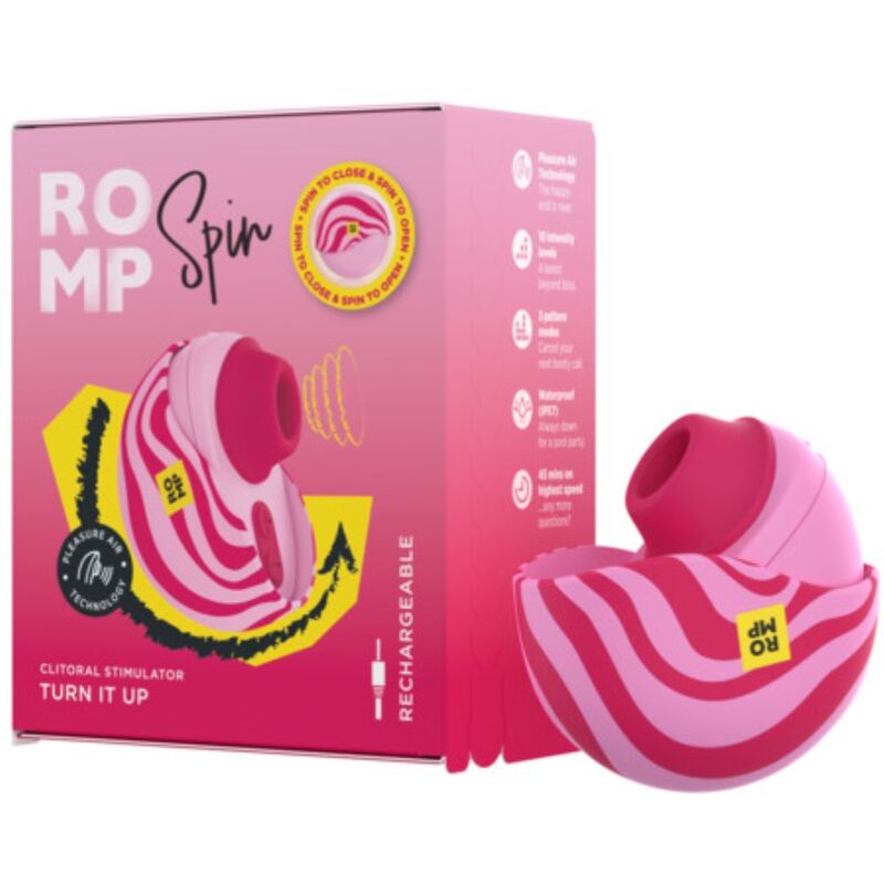Romp Spin Stimolatore ad Aria Pulsata con Apertura Rotante - immagine 8