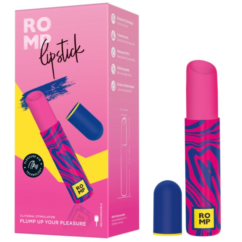 Romp Rossetto Stimolatore Clitorideo Premium 7 Livelli - immagine 6