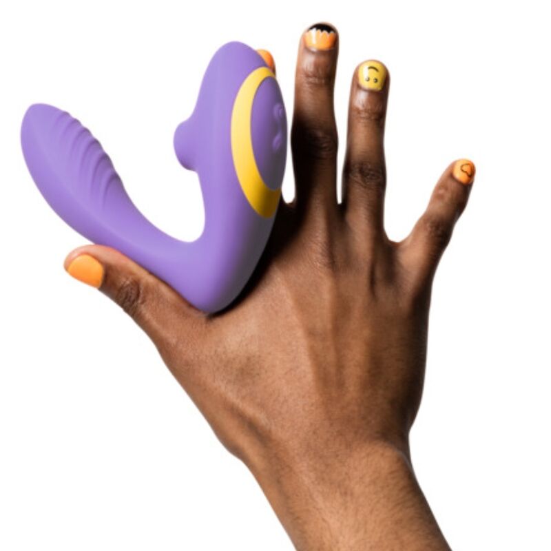Romp Reverb Stimolatore Doppio in Silicone Premium Viola - immagine 3