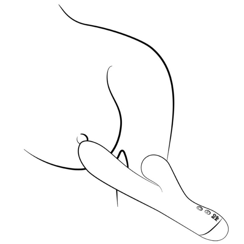 Romp Pulse Vibratore Rabbit Elettrico Body-Safe Blu - immagine 7