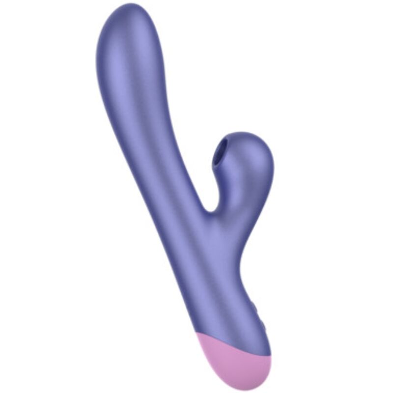 Romp Pulse Vibratore Rabbit Elettrico Body-Safe Blu