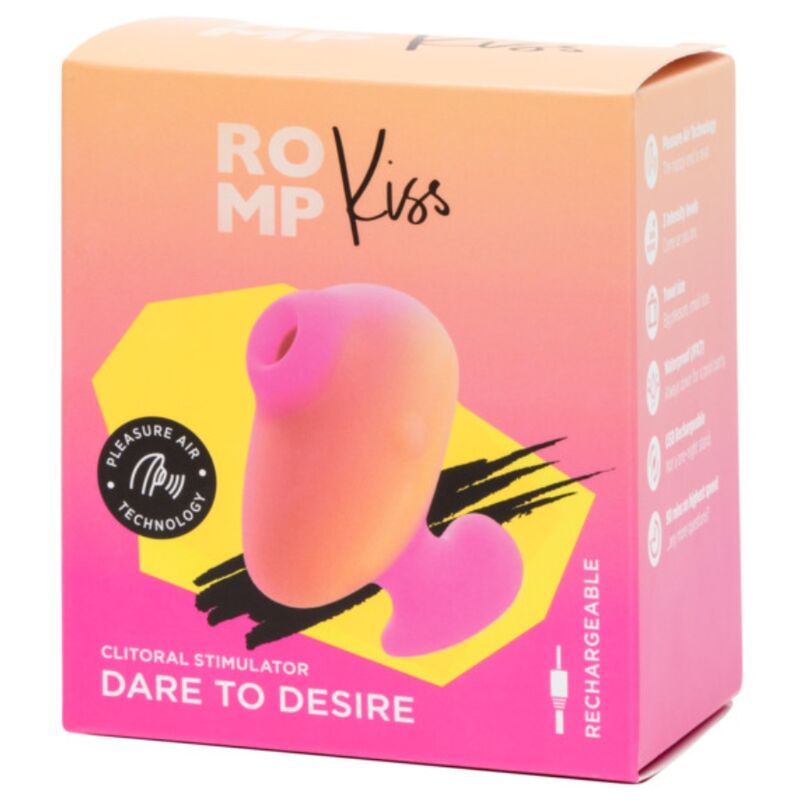 Romp Kiss Vibratore da Dito con Aspirazione Premium - immagine 9