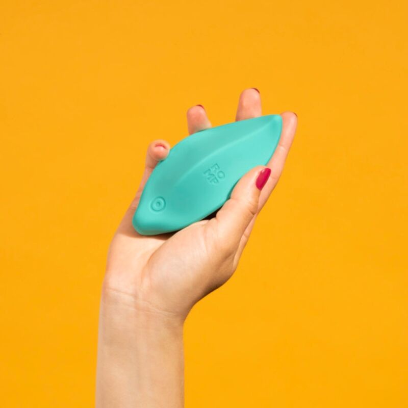 Romp Stimolatore a Onde Premium in Silicone Verde Acqua - immagine 2