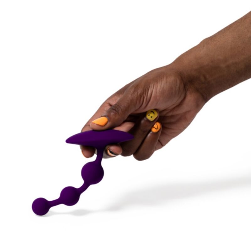Romp Amp Perle in Silicone Flessibile Body-Safe Viola 12,5cm - immagine 5