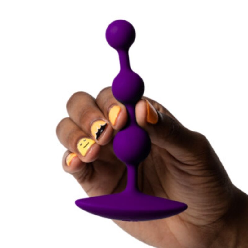 Romp Amp Perle in Silicone Flessibile Body-Safe Viola 12,5cm - immagine 3