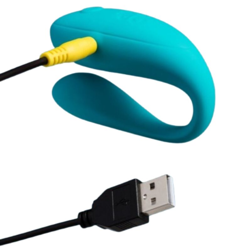 Romp Join Vibratore per Coppie in Silicone Turchese Premium - immagine 5