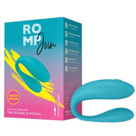Romp Join Vibratore per Coppie in Silicone Turchese Premium