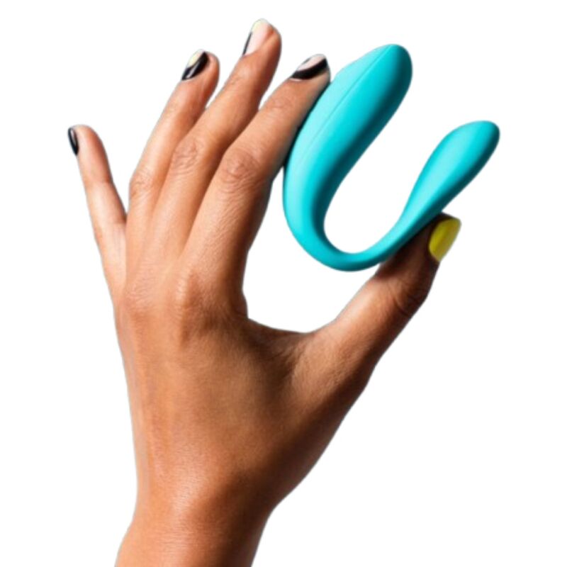 Romp Join Vibratore per Coppie in Silicone Turchese Premium - immagine 3