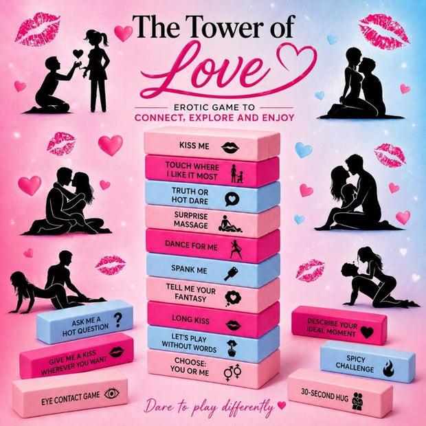 Diverty Sex Love Tower Game - Gioco di Coppia per Benessere Intimo
