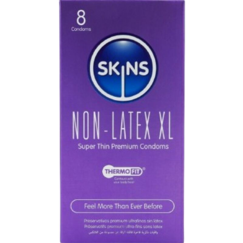 Skins Preservativi Senza Lattice XL Body-Safe - Confezione da 4