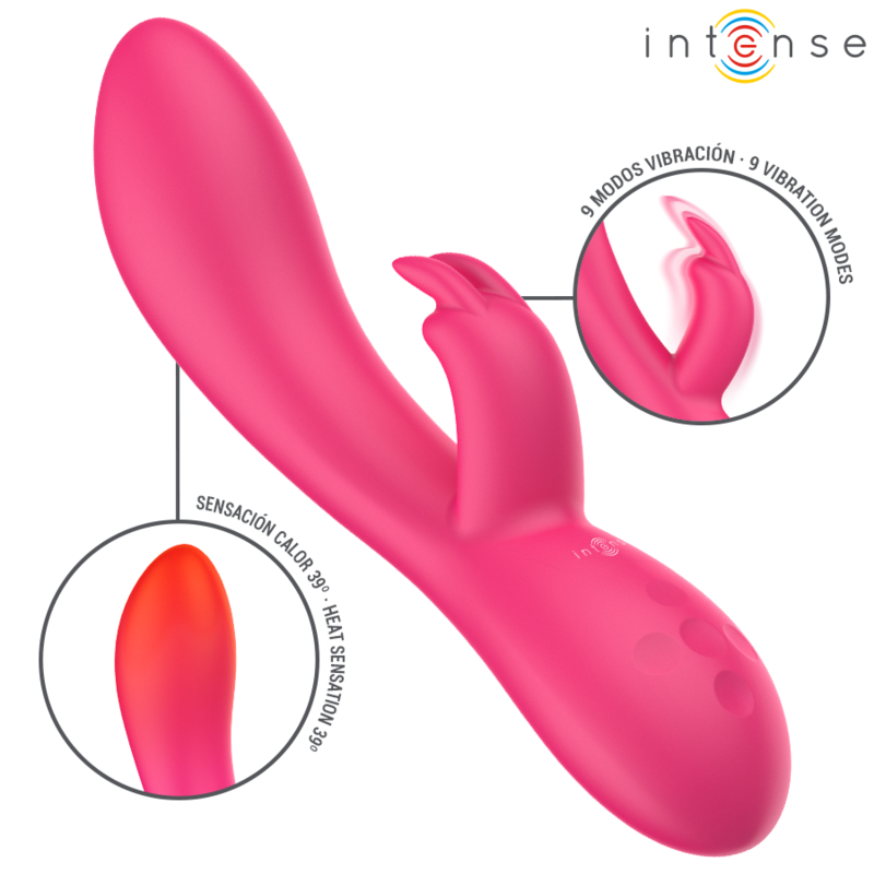 Intense Tammy Rabbit Vibratore Doppio con Funzione Calore - immagine 3