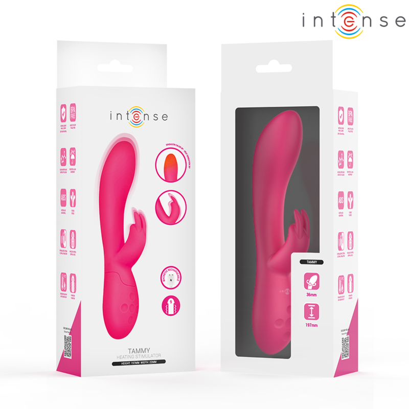 Intense Tammy Rabbit Vibratore Doppio con Funzione Calore - immagine 7