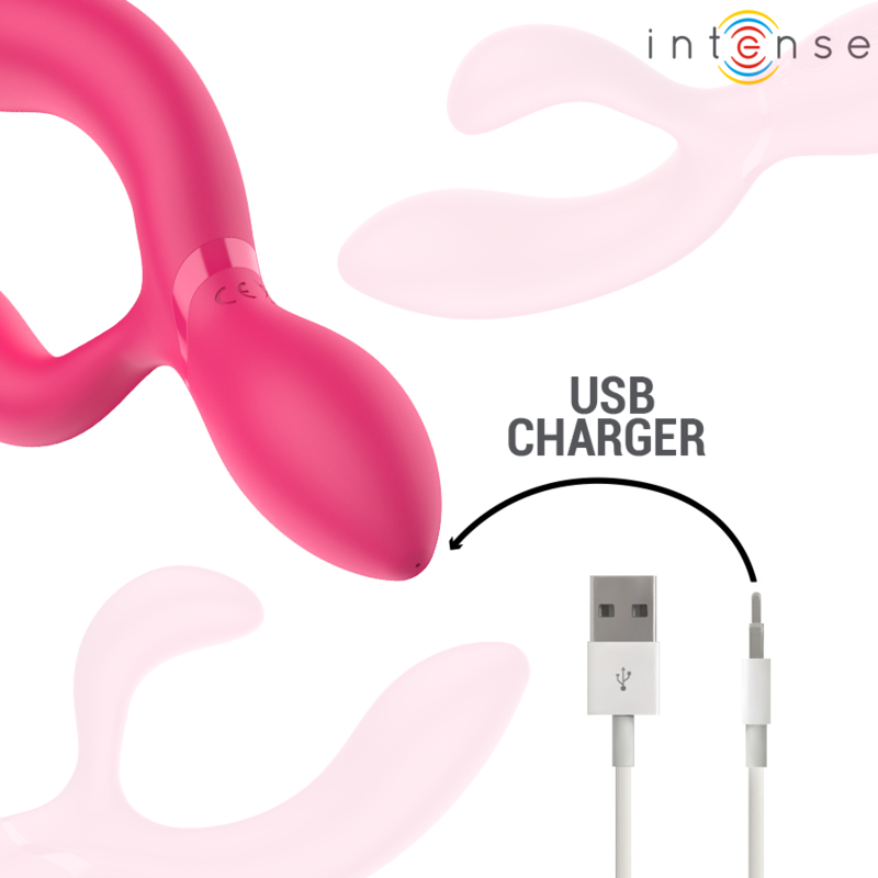 Intense Charly Stimolatore Vibrante Doppio in Silicone Premium - immagine 7