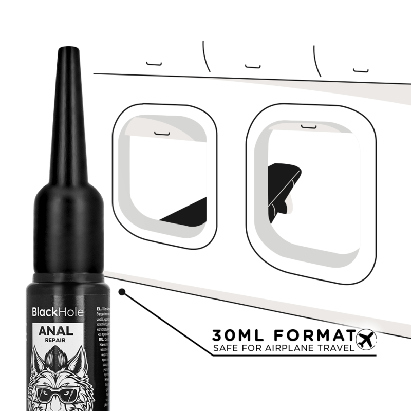 Black Hole Lubrificante Base Silicone con Applicatore 30ml - immagine 5